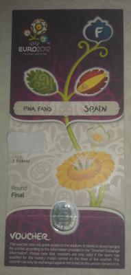 2 entradas  FINAL EUROCOPA